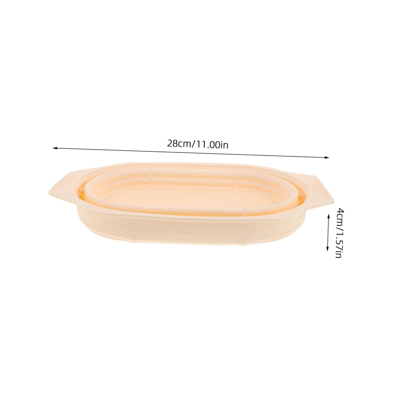 Cesta de Fermentación de Silicona para Pan, Grande, Redonda, 1 Juego