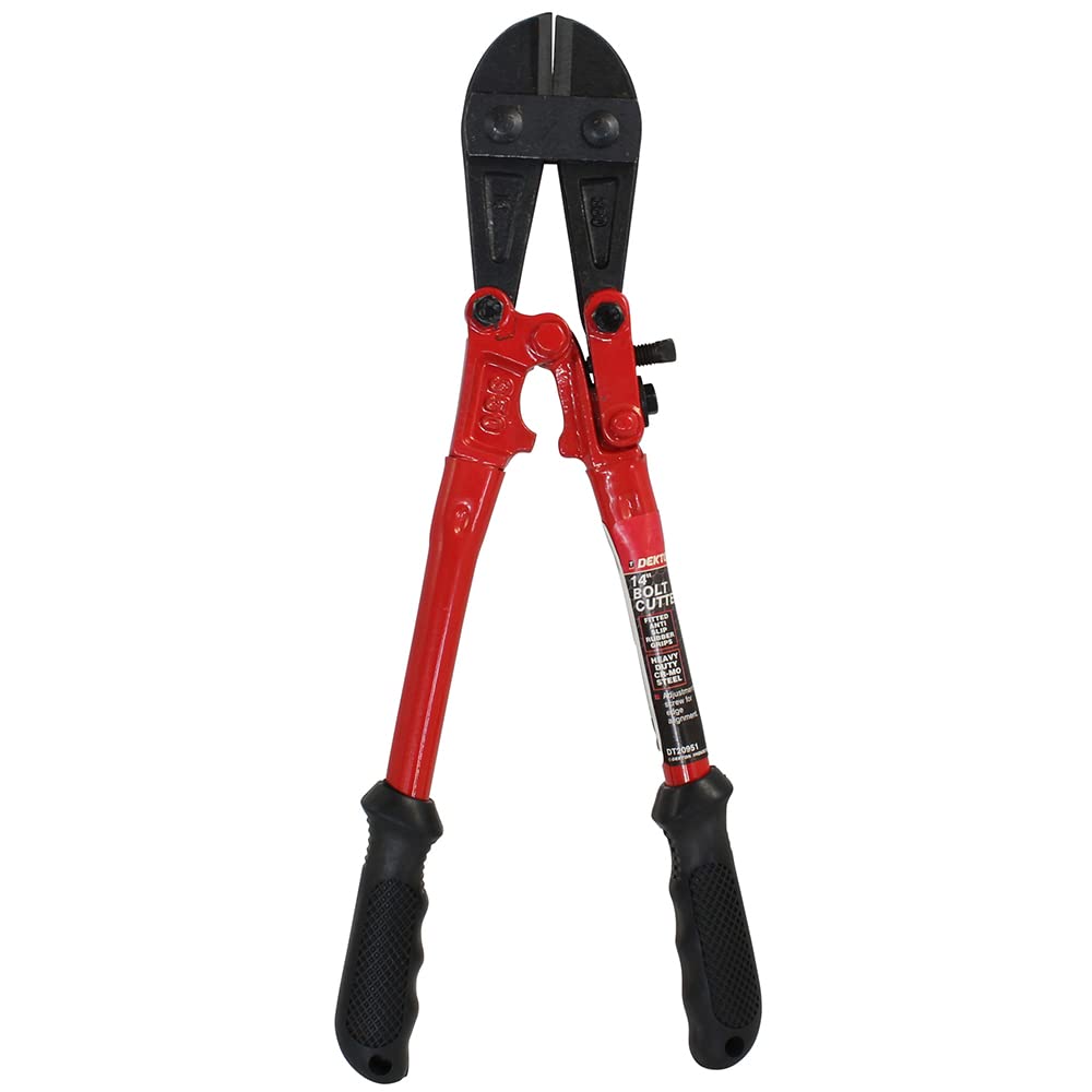 Avron 14" Dekton Bolt Cutter - 14 Heavy Duty 350Mm Carbon Steel Croppers Cable Padlock - 14 Bolt Heavy Duty 350Mm Cutter Carbon Steel Croppers Cable Red/Black