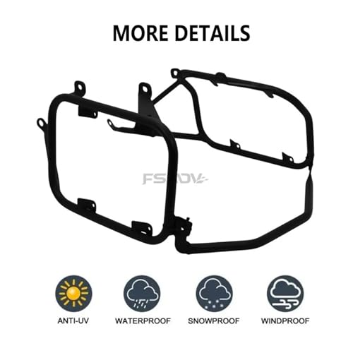 Boîtes à bagages CFMOTO 450MT fixation stable contre vibrations - 4