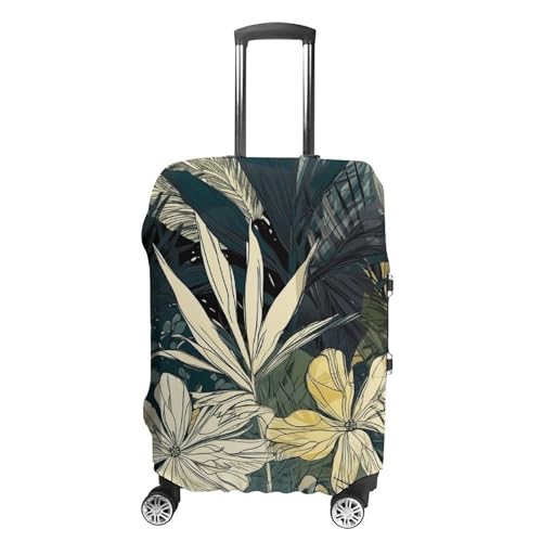 Housse de bagage TSA anti-rayures : protection élastique lavable pour valise M