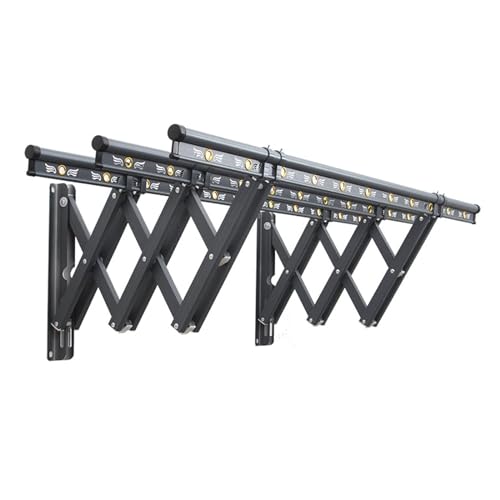 Séchoir pliable peu encombrant gris en alliage d'aluminium rigide