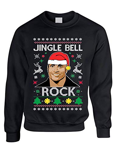 ALLNTRENDS Adult Sweatshirt Jingle Bell Rock Trendy Ugly Christmas Holiday Party