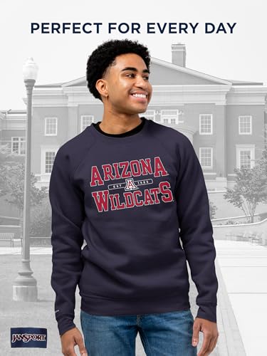 JanSport NCAA Officially Licensed Rival Crew Sweatshirt, Long Sleeve Graphic Pullover for Men & Women, Cotton-Polyester Blend Featuring Collegiate Design & Easy-On Style for Game Days, or Travel - image 2
