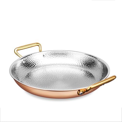 Sukiyaki Restaurant Pan - 304 Stainless Steel Nonstick Paella Cooking Pan, Anti-Scalding Cookware for Home & Restaurant, Durable & Easy to Clean, Perfect for Hot Pot & Stir Fry