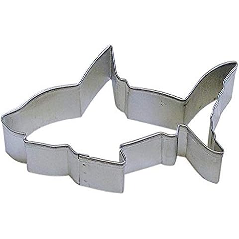 R&M Shark 4.5" Cookie Cutter in Durable, Economical, Tinplated Steel Cover