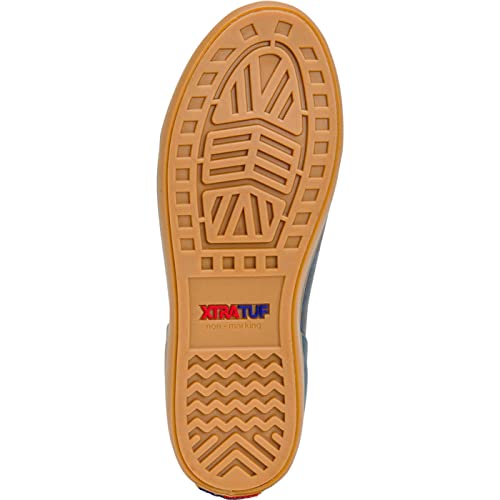 Image of Xtratuf Men's 6 Inch Ankle Deck Boot, Navy /Rogue Wave, Size 11