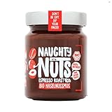 NAUGHTY NUTS Bio Haselnussmus Espresso Roast | Vegane Haselnussbutter | 100% Natürlich | Ohne Palmöl & Zucker | Ideal Als Topping Für Müsli | 250g