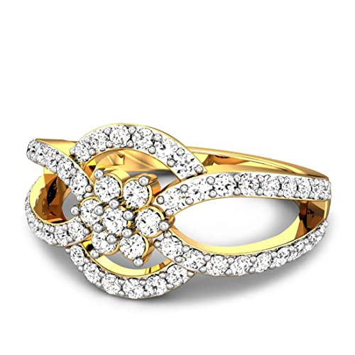 CANDERE by Kalyan Jewellers 18KT Yellow Gold and Diamond Ring for Women - Image 3
