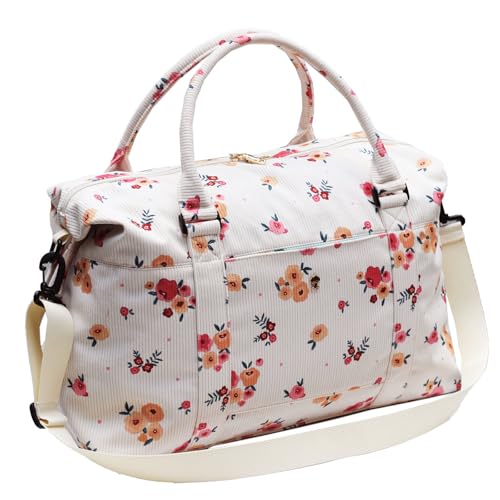 ESVAN Travel Tote Duffel Gym Bag,Weekender Overnight Carry-on Tote Crossbody Bag with Wet Pocket and Trolley Sleeve Upgraded