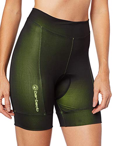 Barbedo Bermuda Racing para Mulheres, Preto/Neon, GGG
