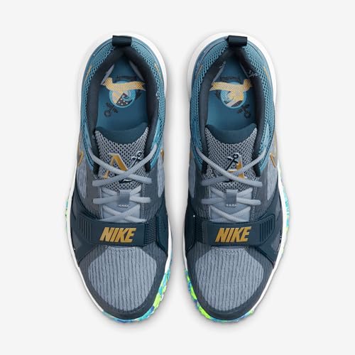 Nike Diamond Elite Turf George Springer Baseball Shoes (HQ3130-400, Ashen Slate/Aegean Storm/White/Armory Navy)2