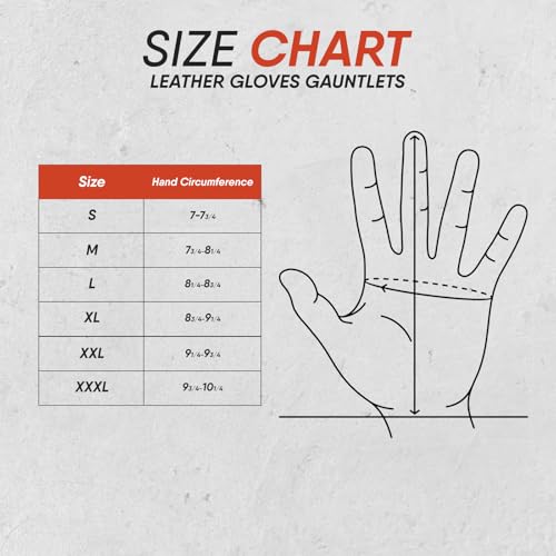 M&H Since 1978 Luvas de couro – Luvas masculinas de couro – Luvas de cosplay medieval renascentista