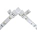 3528 2 Pin LED L Shape Connector - 10PCS iCreating 12V Single Color Solderless LED Light Strip Tape 90 Degree Corner Connectors for 8mm Wide Flexible SMD 3528 2835 Single Color LED Strip Lights