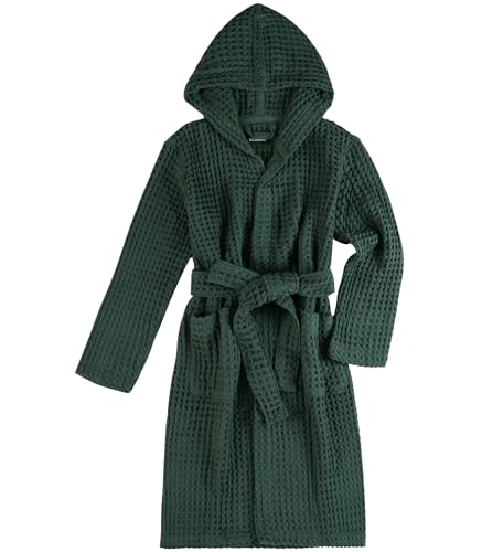 Image of Luxury Organic Japanese Cotton Hotel & Spa Waffle Bathrobe for Men and Women (Hooded /Kimono)