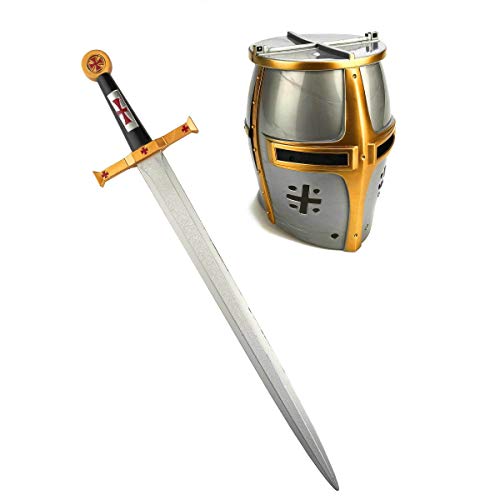 Generique - Espada y Casco Caballero Guerrero niño