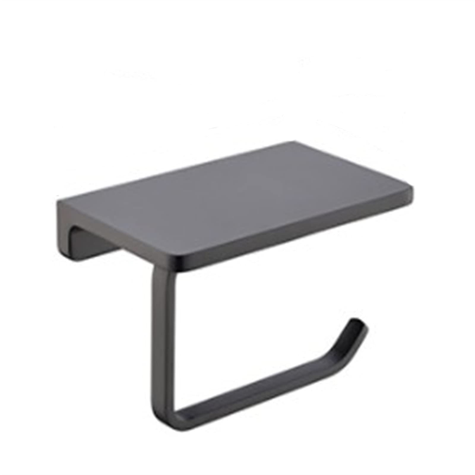 Paper Towel Holders Toilet Roll Holder Mobile Phone Paper Towel Hanging Box for Kitchen Bathroom and Toilet(Noir)