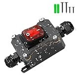 IP67 Waterproof Inline Switch with Red Light Rocker Button, On Off Toggle Switch for AC/DC 20A-125V,16A-250V,30A-24V,35A-12V DPST, Outdoor/Indoor Two-Side Entry & Exit Line