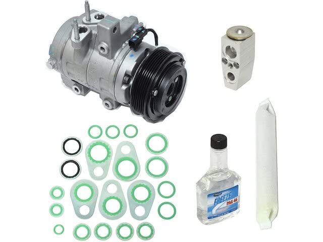 Marketplace Auto Parts A/C Compressor Kit - 2nd Design - Compatible with 2011-2013 Ford F-150 5.0L V8 VIN F MFI Electronic Naturally Aspirated DOHC FLEX