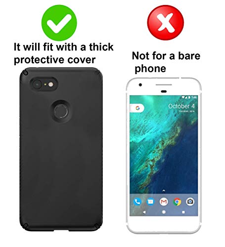 Agoz Leather Case For Google Pixel 5, Pixel 4A, Pixel 4, Pixel 3, Pixel 2, Google Pixel, Premium Pouch Holster With Belt Clip & Loops - Fits With Otterbox, Lifeproof, Battery Cover (6" X 3.1" X 0.7") #TOP2