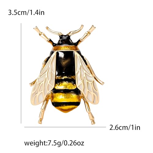 Image of Insect Animal Brooch Pin for Women Rhinestone Lapel Pins Vintage Brooches for Costume Accessories