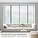 Coavas Window Privacy Film Frosted Glass Window Film Stained Glass Window Film Bathroom Window Frosting Film Day and Night Privacy Heat Blocking Non-Adhesive Window Tint for Home Office 17.5x78.7