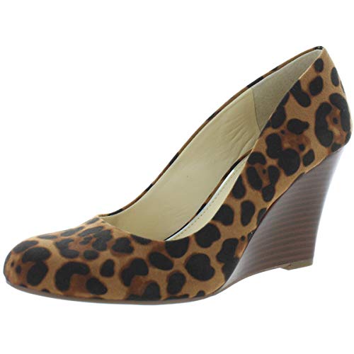 Jessica Simpson Women's Cash Wedge Pump, Leopard, 10 M US