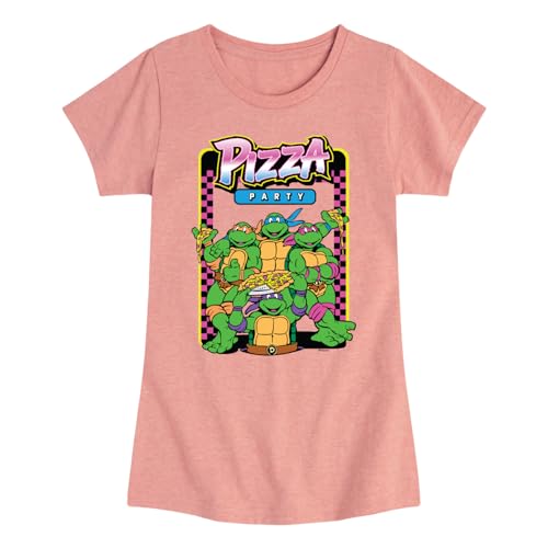 Teenage Muntant Ninja Turtles - Faux Arcade - Toddler and Youth Girls Fitted Short Sleeve Graphic T-Shirt