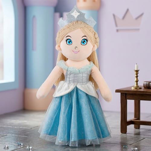 Image of Mirada Princess Doll Soft Plush Toy - 50cm | Cute Royal Stuffed Doll for Kids & Girls | Premium Soft, Huggable Plush Toy | Ideal Gift for Birthday /Christmas /Diwali