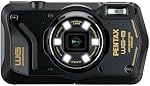 PENTAX WG-8 Black All-Weather Adventure Camera, Featuring Outstanding Waterproof, dustproof, Shock-Resistant Performance, Multi-Application Ring Light for Macro Photography and Webcam Function | 20MP Bsi CMOS, 4K Video, Waterproof to 20m, Built-in LE