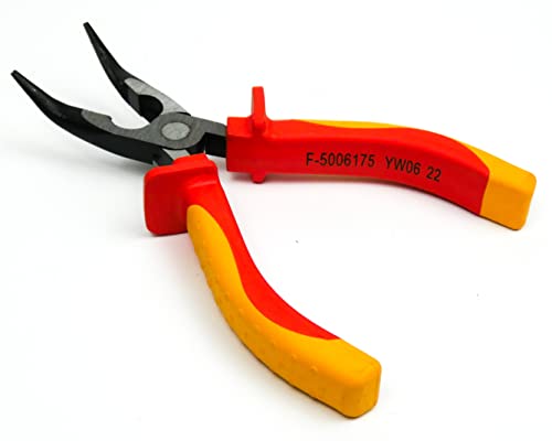 ingdaum® Pince VDE pour électricien – Isolée 1000 V & testée VDE – Certifiée GS selon DIN EN IEC 60900 – Acier chrome-vanadium, poignées ergonomiques...