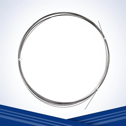 Premium Tungsten Fine Wire 0.0200'' (0.508 mm) - 99.95% Pure for Precision Applications - Ultra-Fine Diameter, Durable Performance - 20 ft. 99.95% Pure Tungsten Wire (Self-Coil)