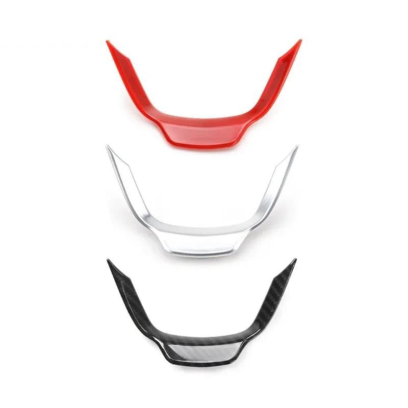 Cornice Decorativa In ABS Per Pulsanti Volante – Per Jeep Grand Cherokee WK2 2014-2020, Nero Carbonio, Protezione E Stile