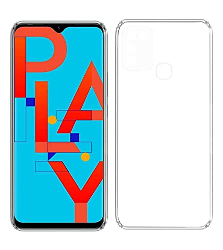 Image of Soft Flexible Silicone Back Cover Compatible with Infinix Hot 10 Play, Transparent Case