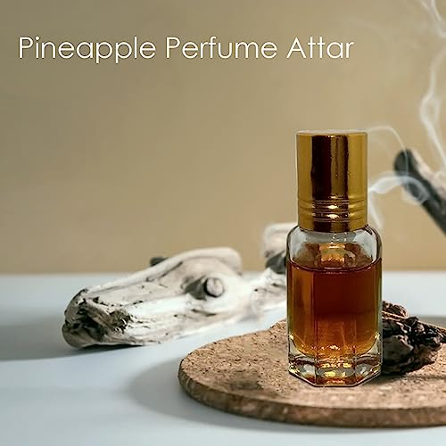 Image of Pineapple Attar Perfume (Yellow) | Long Lasting Luxury Scent Etra /Ittar | For Personal & Religious Use (SAA 80, Pineapple, 6, S, 1, SAA 80)