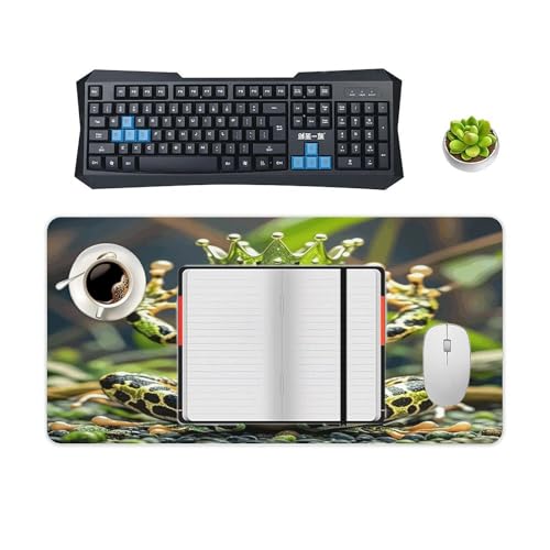 Crown Frog Desk Pad Large Office Desk Mat 30x60cm miniatura 4
