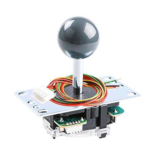 Sanwa JLF-TP-8YT-SK - Palanca de Mando con Mango de Bola (Compatible con palancas de Torneo Catz SF4, 4 y 8 vías, Ajustable)