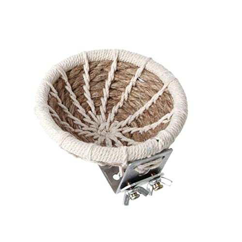 JOINPAYA Hand Woven Nest Breeding Nest Durable Natural Material Bird Supplies for Parrots Lovebirds and Birds Random Color Cushion for Relief and Home