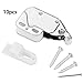 10pcs Mini Tip Push Catch Touch Catch Lock Bounce Cabinet Door Spring Loaded Push Touch Release for inset, rebated and butt closing doors