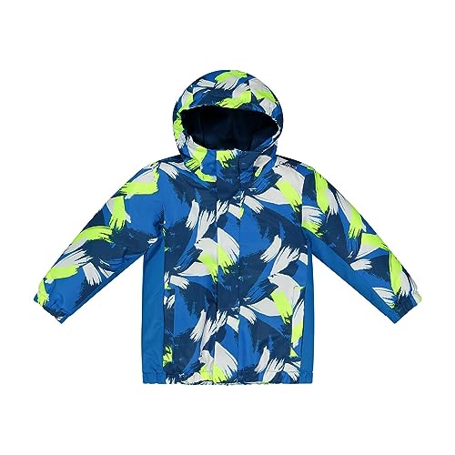 CMP Giacca da Bambino con Cappuccio Fisso Unisex - Bambini e Ragazzi, River-Petrol W1, 98