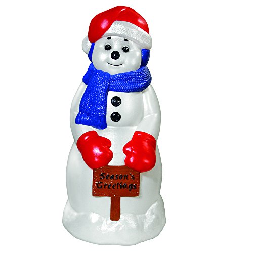 General Foam Plastics Season's Greeting Snowman, 31-Inch