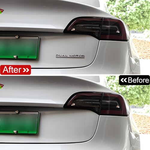 Image of 3D Dual Motor Badge Emblem Sticker Compatible for Tesla Model 3 Y X S Accessories (Pink)