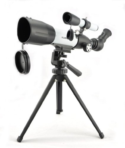 Visionking Telescope 60x350 White Refractor Monocular Astronomical Telescope