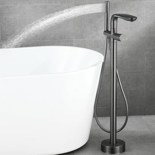 Robinet de baignoire îlot noir HLTYGWX : la solution élégante pour remplacer un vieux mélangeur