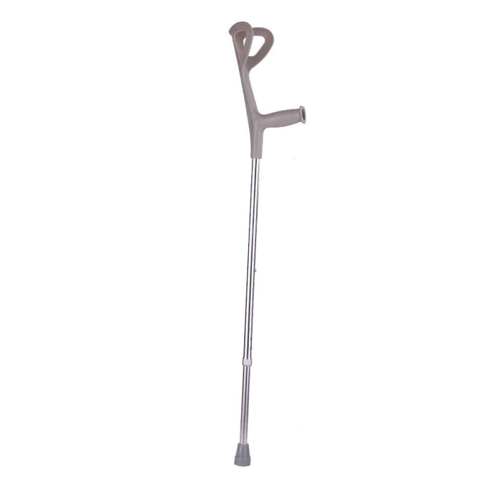 Muletas de aleación de Aluminio Muletas de Codo Ayudas para Caminar Esguinces de Miembros Inferiores Uso por Personas fracturadas, Blanco