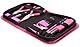 SIXTOL HOME PINK 26 Werkzeugset in einer Tasche | Für den Heimgebrauch | praktischen Werkzeug-Tasche | hochwertig | ideal für den Haushalt o. die Garage | Rosa, Schwarz