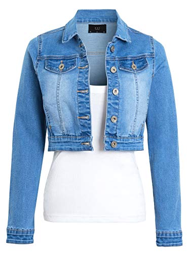 SS7 Damen kurze Jeansjacke