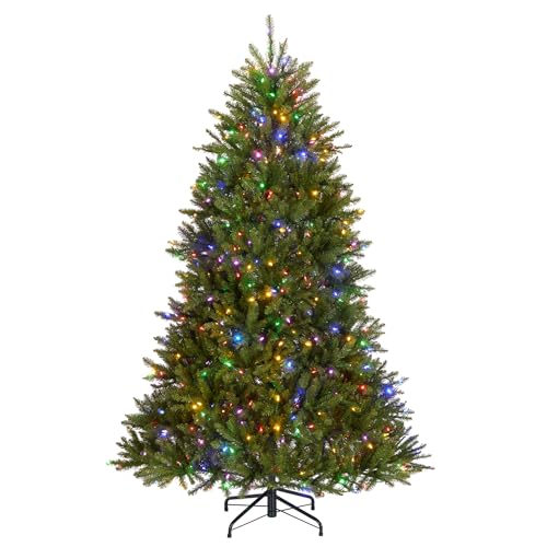 National Tree Company 7 ft Pre-Lit Dunhill Fir Artificial Christmas Tr