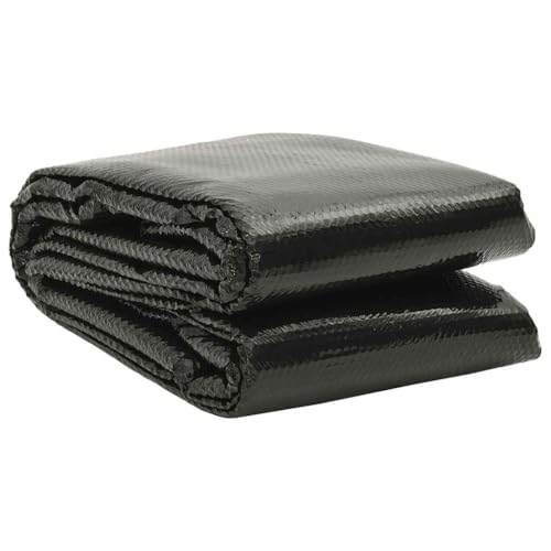 vidaXL Treibende Pool Solarfolie rechtecking 6 x 4 m Pools, Schwarz