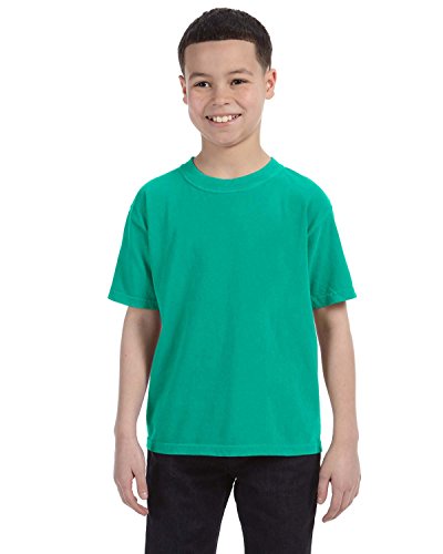Chouinard 9018 Youth Garment-Dyed Ring-Spun Cotton Tee Chalky Mint PgmDye X-Large