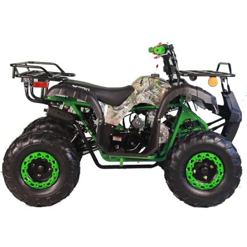 X-PRO ATV 4 Wheelers for Sale 125cc ATV Quad Four Wheelers Youth ATV 4 Wheelers with Remote Control (Green Camo)